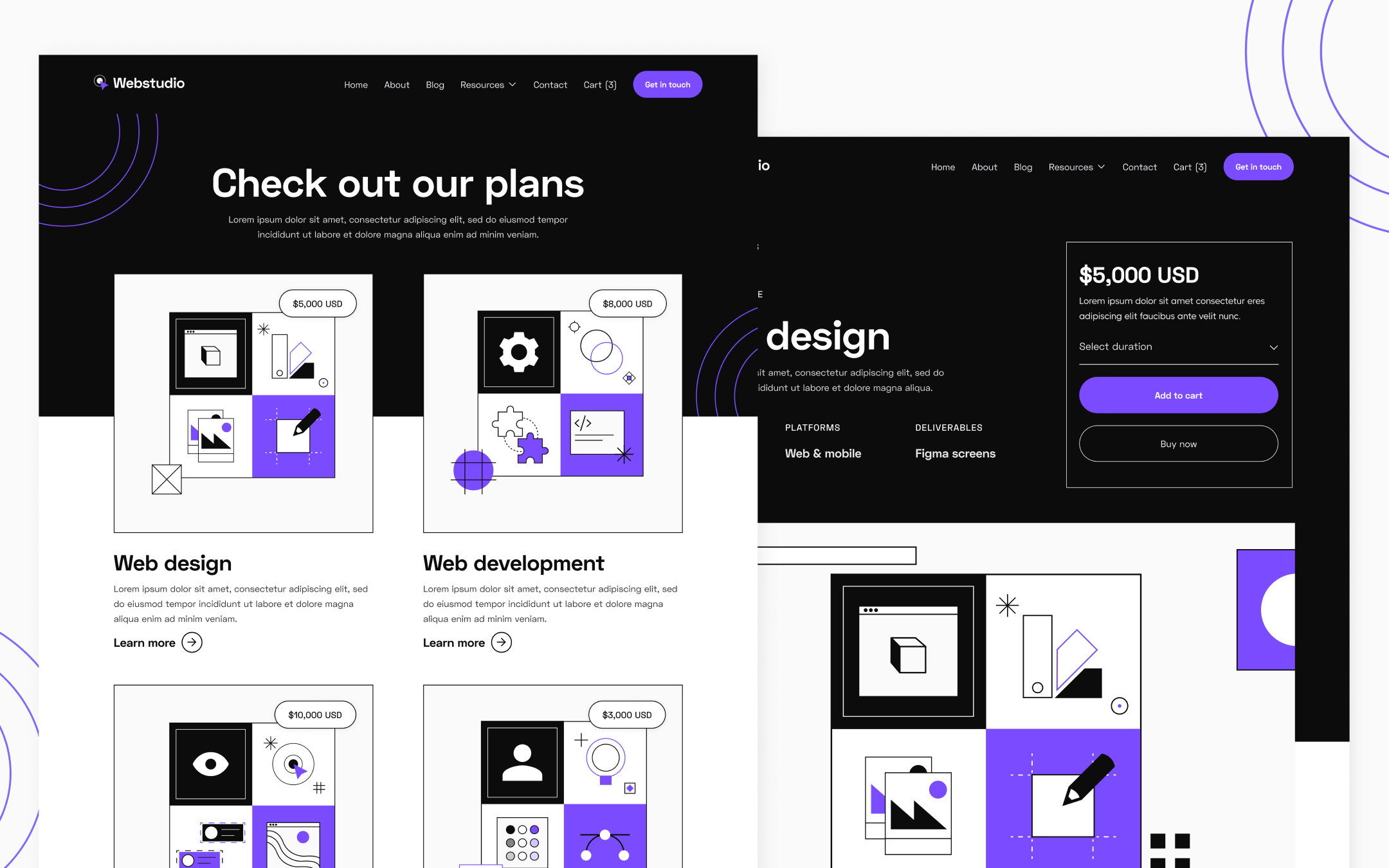 Webstudio X Template para Webflow